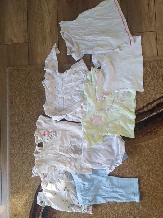 Paczka ubrań dla dziewczynki 62 - 98 - około 50 sztuk