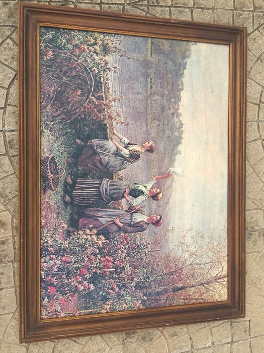 Quadro antigo senhoras