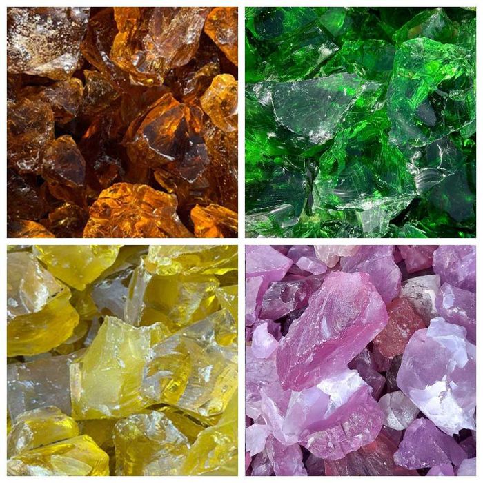 ЕРКЛЕЗ, скляні камені для ландшафту та габіонів