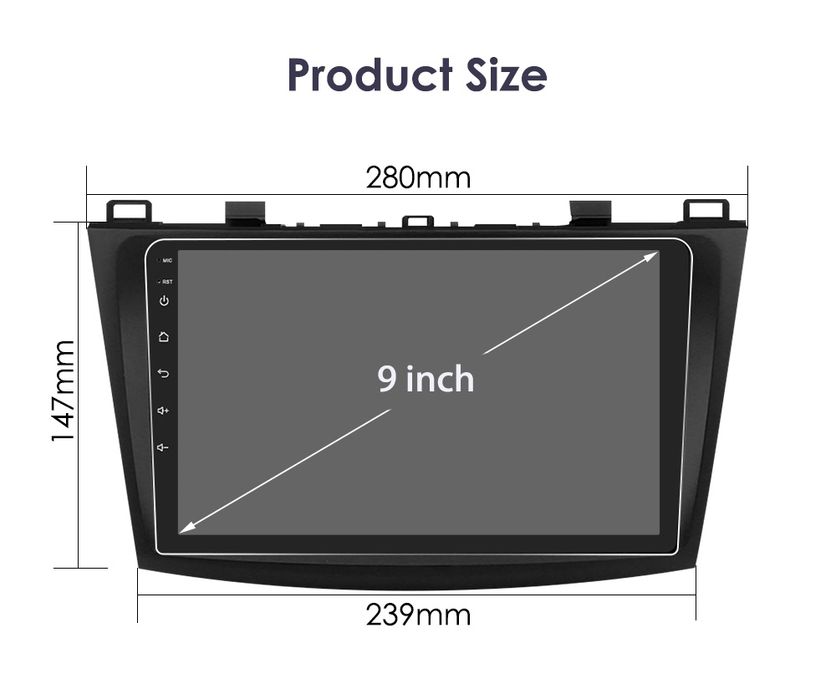 Radio Nawigacja Android Mazda 3