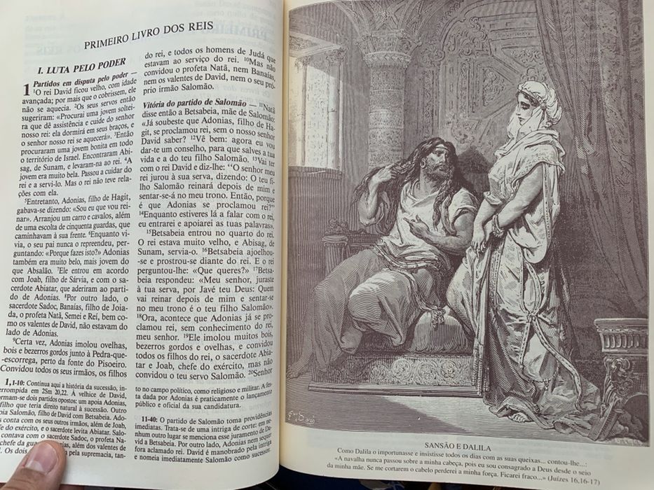 Bíblia Pastoral dois volumes Peças Históricas Únicas