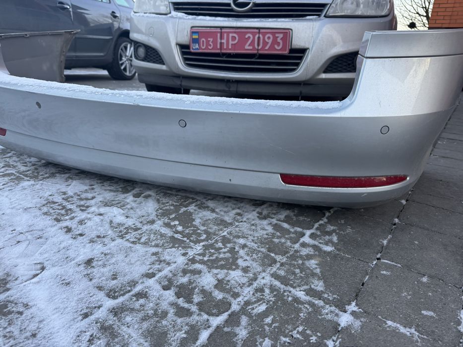 Бампер Octavia A5 skoda задній сірий