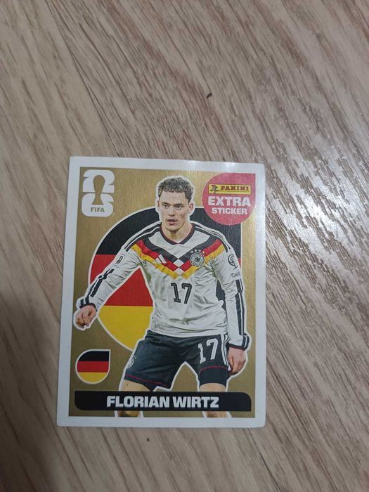 Extra sticker do Florian Wirtz GOLD 2026