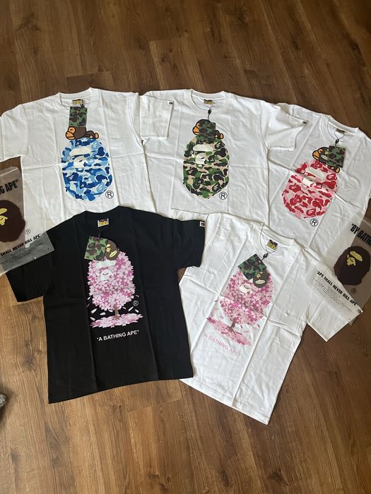 Футболка bape/бейп тишка футболка сакура