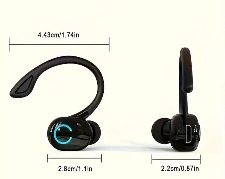 Блютуз гарнитура біла