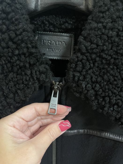 Куртка Prada, дубленка, оригинал