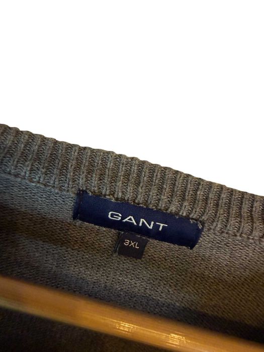 Sweter w serek Gant szary 3xl