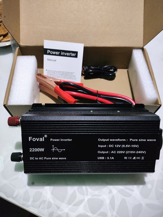 Інвертор Foval 2200w Чистий синус