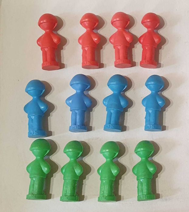 Резиновые  солдатики 6.5 см. Дутыши  17, 14, 9 см