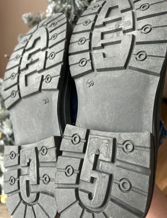 Jeansowe stylowe botki trapery