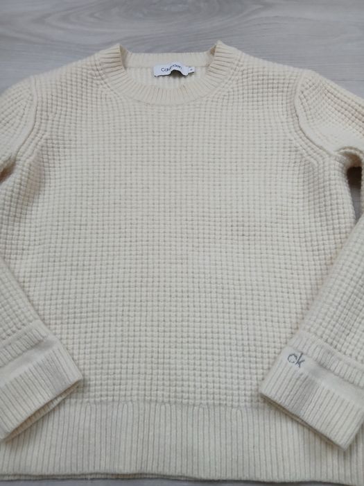 Sweter Calvin Klein XS 78% wełna