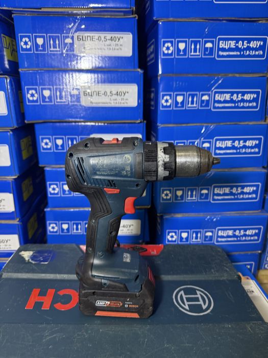 Аккумуляторная ударная дрель-шуруповерт Bosch GSB 18V-55 Professional