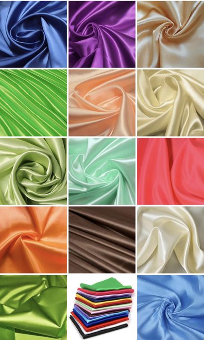 Атлас тканина оптом та в роздріб від 40  грн