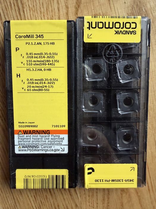 Płytki skrawające Sandvik CNC