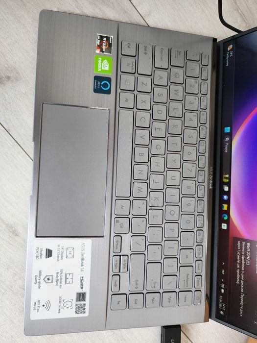 Ноутбук Asus ZenBook 14" FHD Q407IQ Ryzen 4500U GeForce MX350 Новий