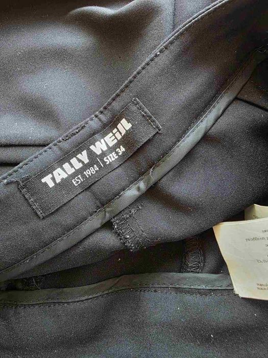 Черные брюки плотные женские Tally Weijl Швейцария