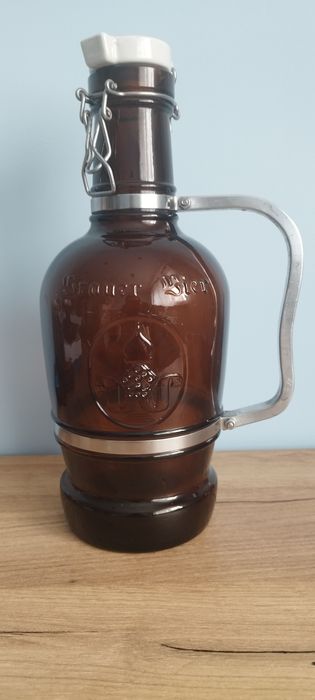 Butelka szklana 33 cm korek ceramiczny