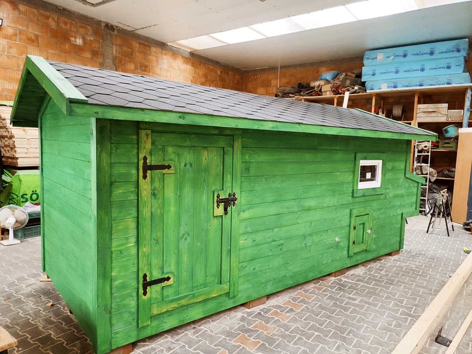 kurnik dla KUR, kaczek, Gęsi 600x200x210 Producent WoodStuff