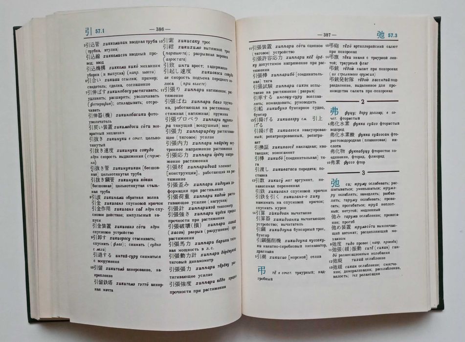 Японско-русский научно-технический иероглифический словарь два тома 1984 год