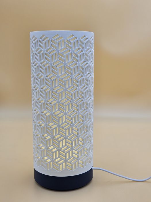 Candeeiro de Mesa LED – Luz Ambiente Quente – Personalizável – PLA Eco