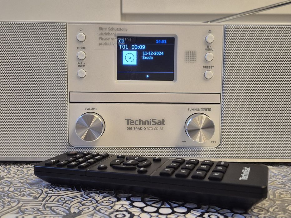 Technisat DigitRadio 370 CD BT radio cyfrowe DAB+ FM Bluetooth USB AUX