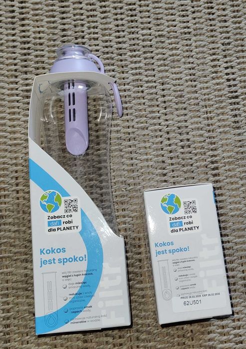 Butelka Dafi z filtrami komplet 5 szt filtrów nowe