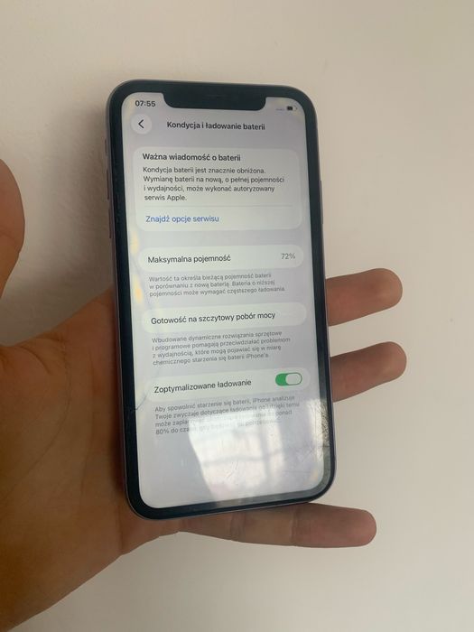 IPhone 11 64GB 72% Kondycji Stan Bardzo Dobry Okazja!