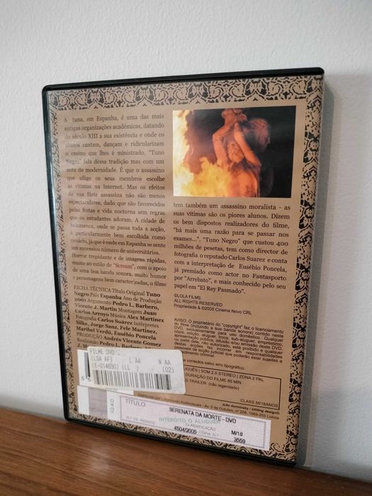 Filme DVD: Serenata da Morte - Tuno Negro