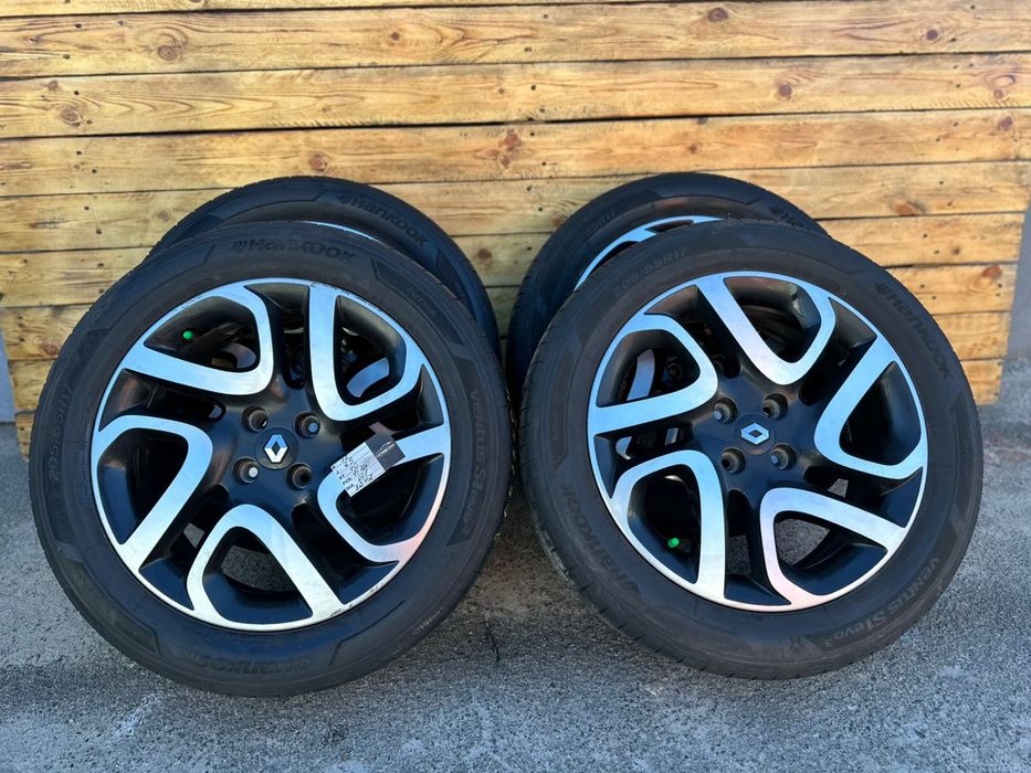 Диски R17 4/100 з літніми шинами 205/55/17 Hankook