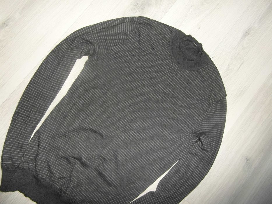 Ermenegildo Zegna Jumper Longsleeve Sweter Męski Casual Wełna S/M