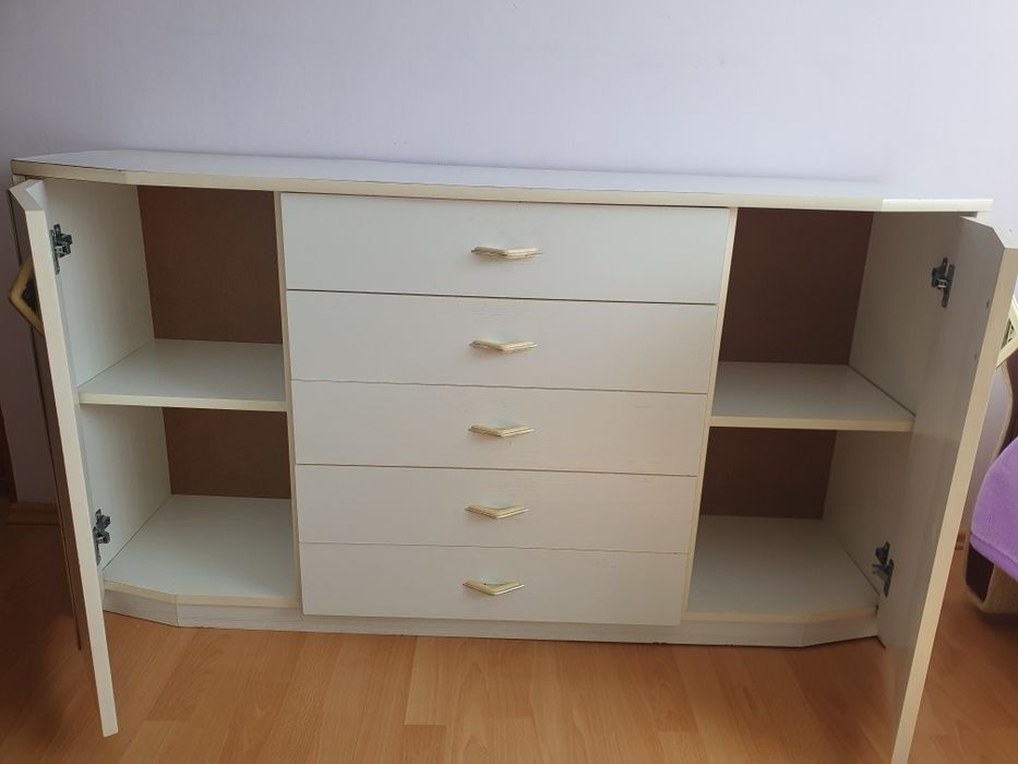 Komoda biała 150cm