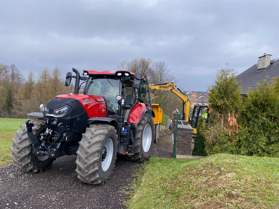 Wywóz ziemi i gruzu Przyczepa / koparka