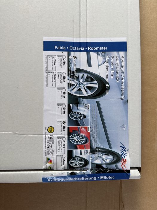 Milotec накладки для Fabia Octavia Roomster