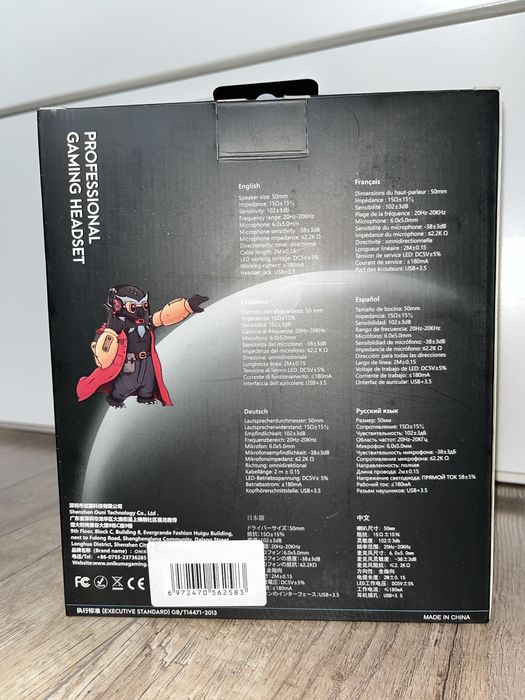 Słuchawki gamingowe Onikuma X15 Pro kocie uszy