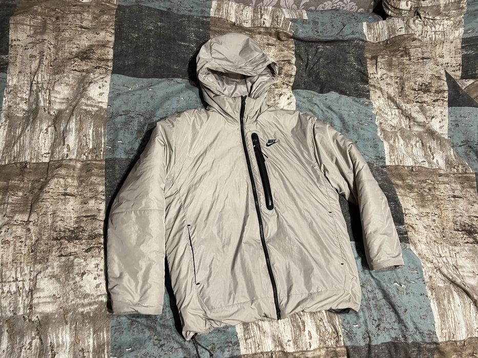 куртка nike tf filled tech grey пуховик
