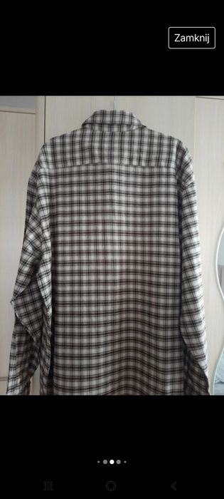 Koszula męska w kratkę L/Xl H&M