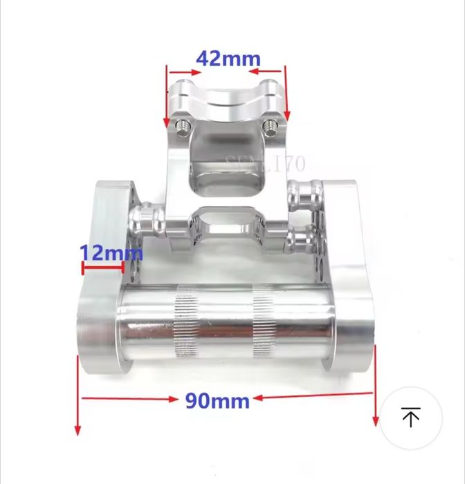 Вынос Для Велосипеда Самоката Регулируемый Алюминиевый 25.4/31.8
