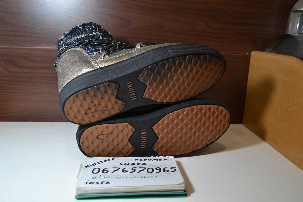 inuikii ugg 39р уги зимние сапожки кожаные оригинал на меху