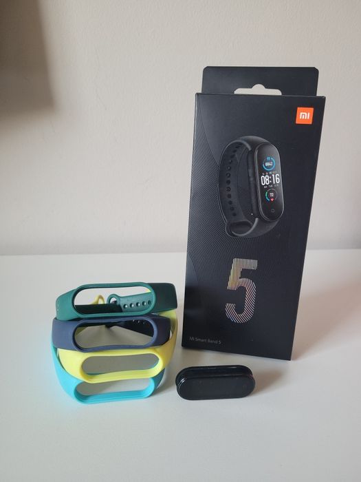 Miband 5 z akcesoriami opaska ładowarka