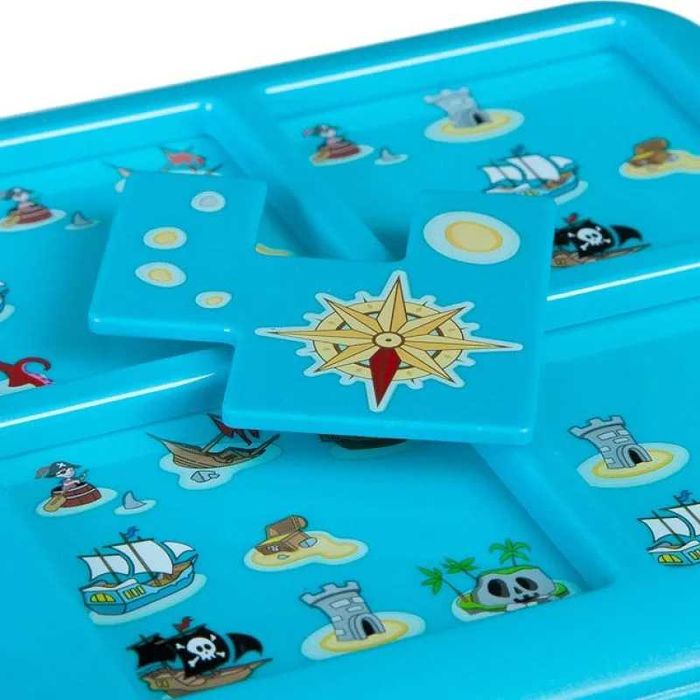 Jogo de Raciocínio Infantil – Tesouros Piratas, 6+ anos