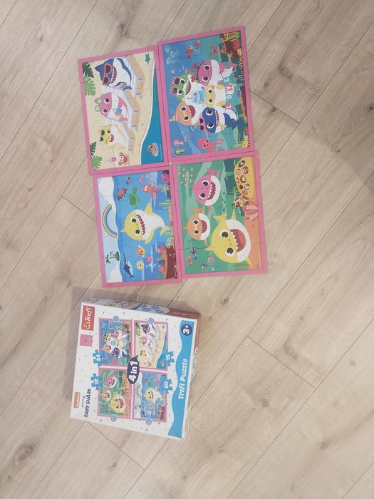 Puzzle trefl Baby Shark 4w1 3+