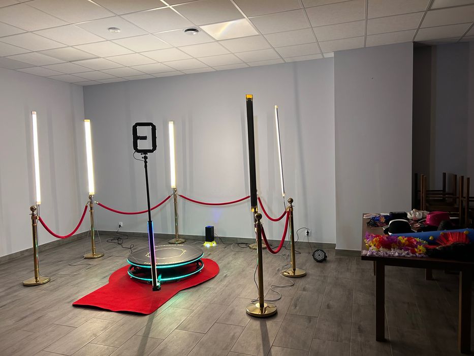 Fotobudka 360+ nagłośnienie WYNAJEM na wesela imprezy eventy