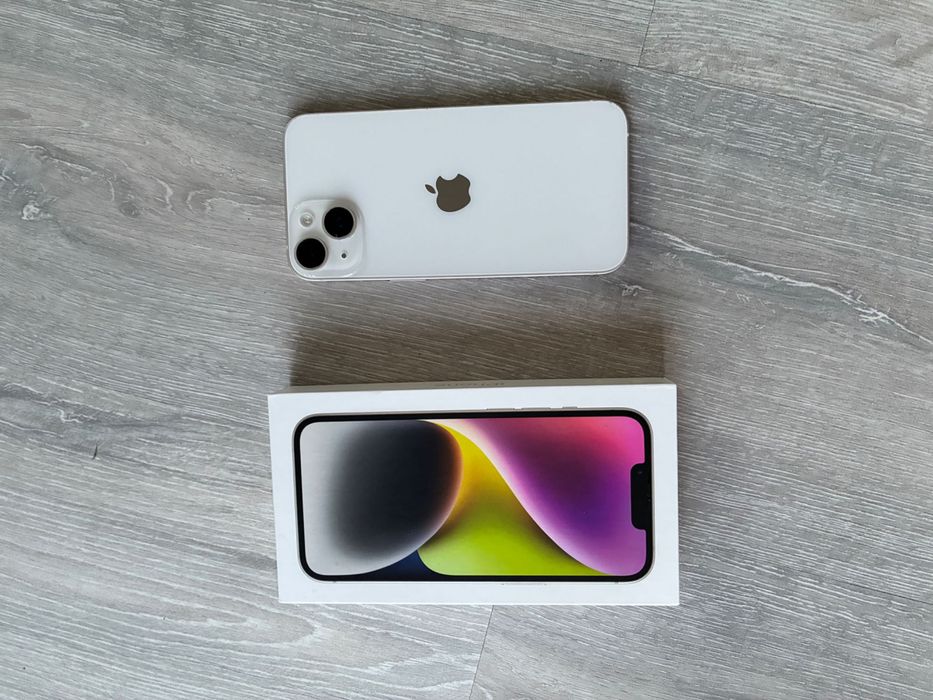iPhone 14 128 GB/ bardzo dobry stan / Pudełko + kabel