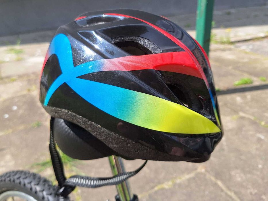 Rower Puky ZLX 16-1 Alu czarny + kask i rączka do nauki jazdy