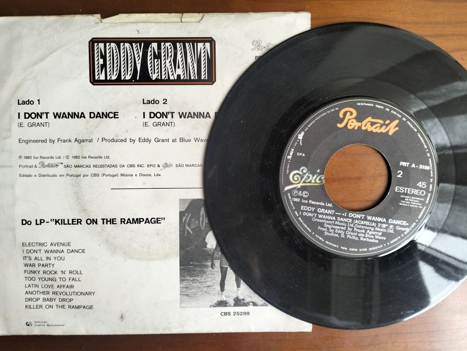 Disco de vinil single Eddy Grant64737831927811122
