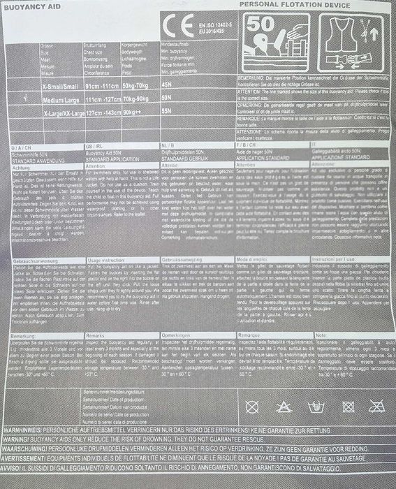 Kamizelki asekuracyjne M/L nowe wyprzedaz