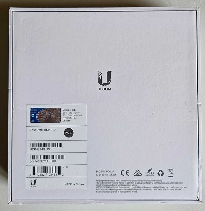 Ubiquiti UniFi Cloud Key Gen2 Plus (UCK-G2) — HDD 500 GB (com poucas horas de uso)