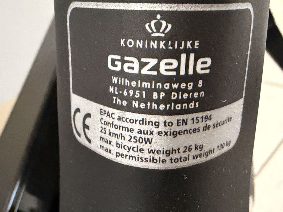 NOWY Rower Elektryczny Gazelle Grenoble C8 | Bosch | Paragon/Gwarancja | Rozmiar ramy 53 cm