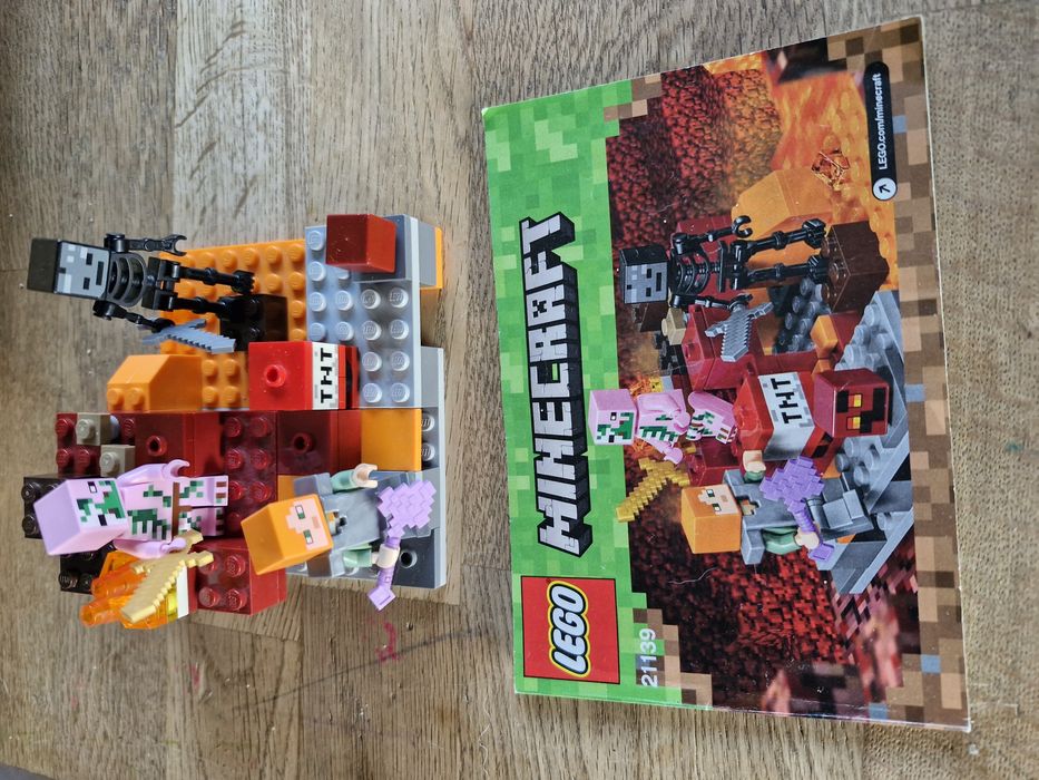 Lego Sets Lego Minecraft 21139 The Nether Fight 21139 Minecraft