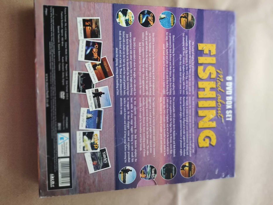 8 DVD wędkarstwo agroturystyka  j. angielski